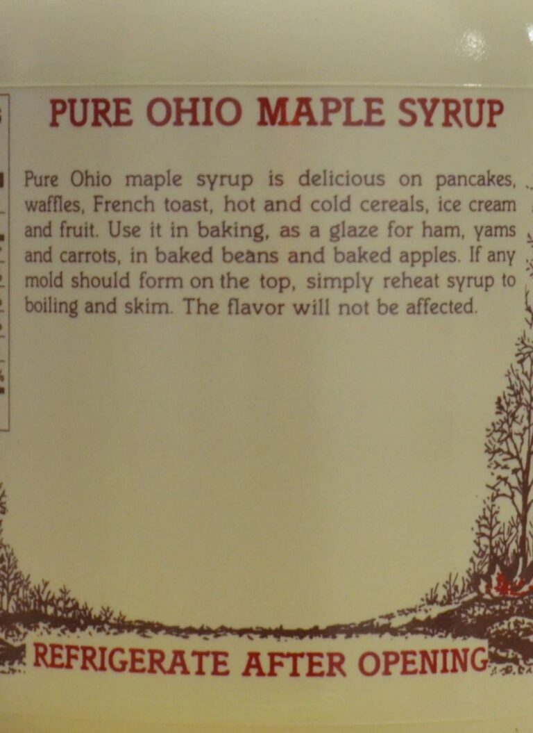 OHIO STATE MAPLE SYRUP visual data 4