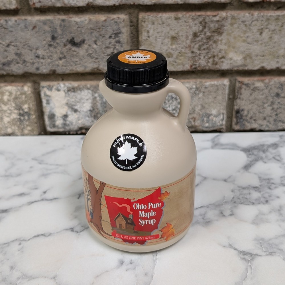Pure Ohio Maple Syrup - Full Pint (16oz/473mL)